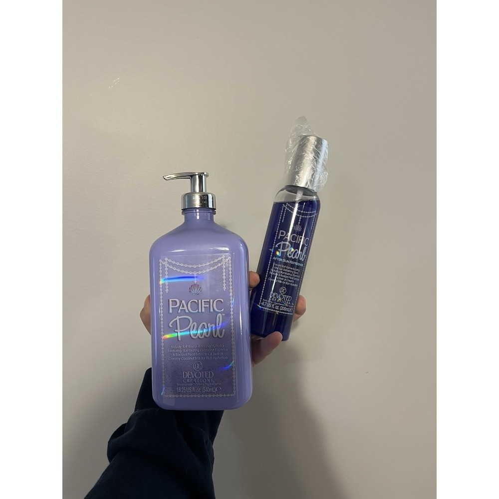 Devoted Creations Pacific Pearl Hydrating Coconut Lotion 10.25 fl oz + Spray